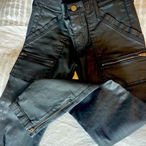 Joie Park Skinny Pant Coated Black 27